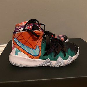 Boys Nike Kybrid S2 Pineapple Basketball Shoes, Size 1